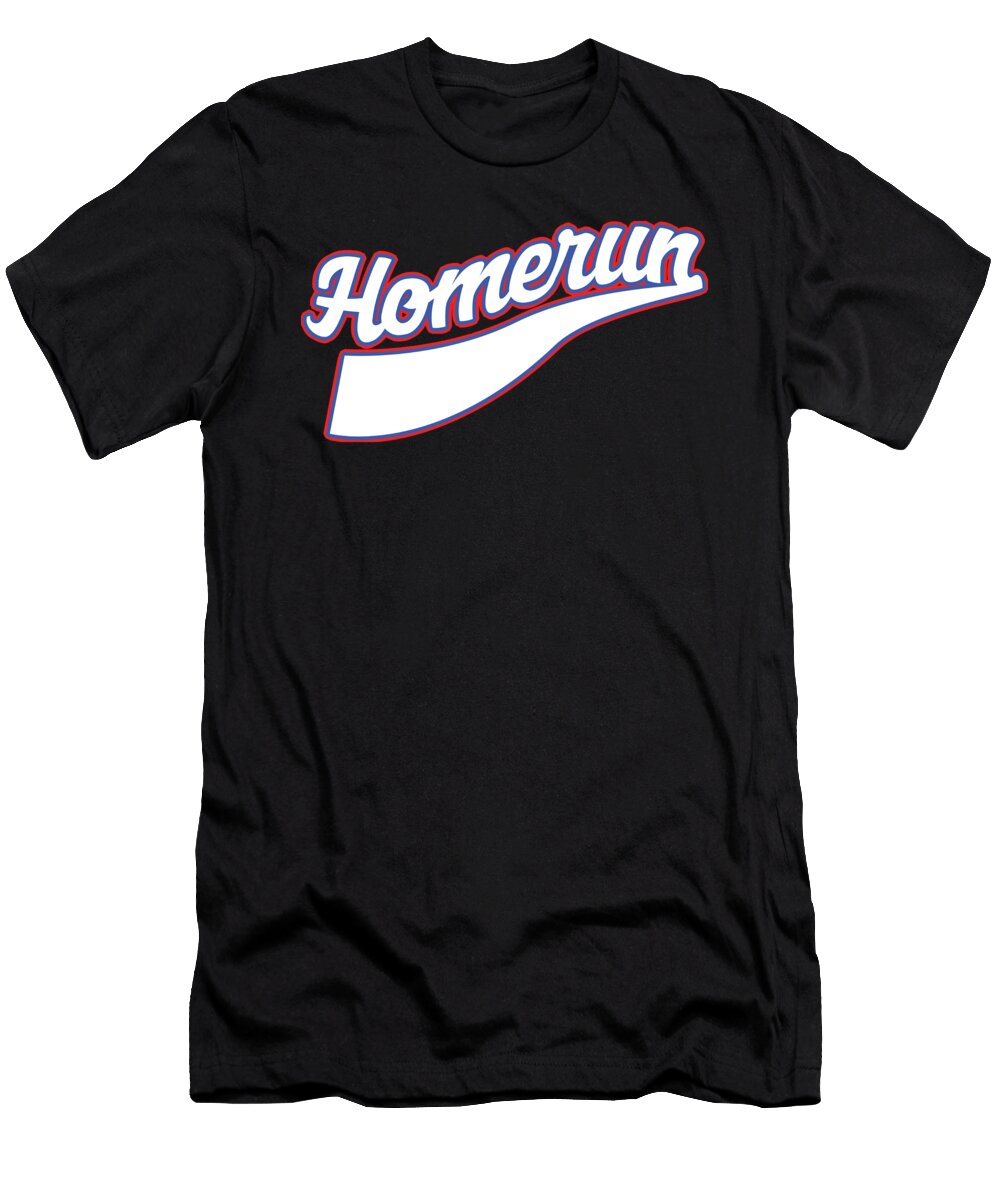 Homerun Baseball Softball Players Baseball Bat Hitters Baseballer Gift Thomas Larch T-Shirt