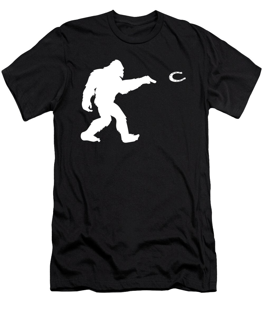 Horseshoe Bigfoot Horseshoe Pitching Me T-Shirt
