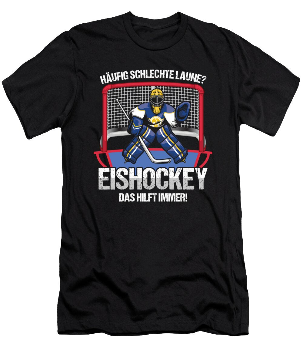 Hufig Schlechte Sports Ice Hockey Player Gift Thomas Larch T-Shirt