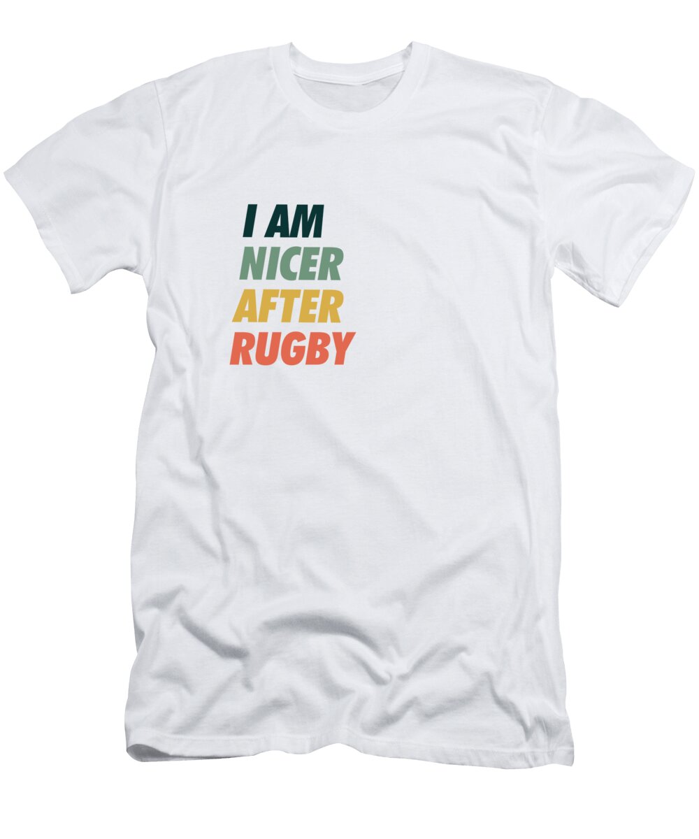 I Am Nicer After Rugby Neod T-Shirt