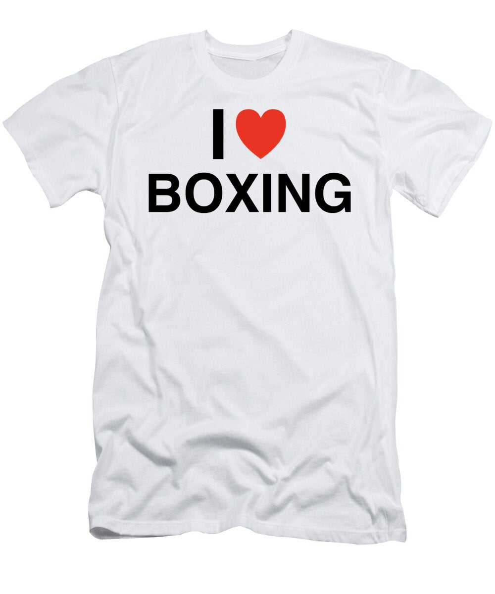 I Heart Boxing in Black I Heart Everything T-Shirt