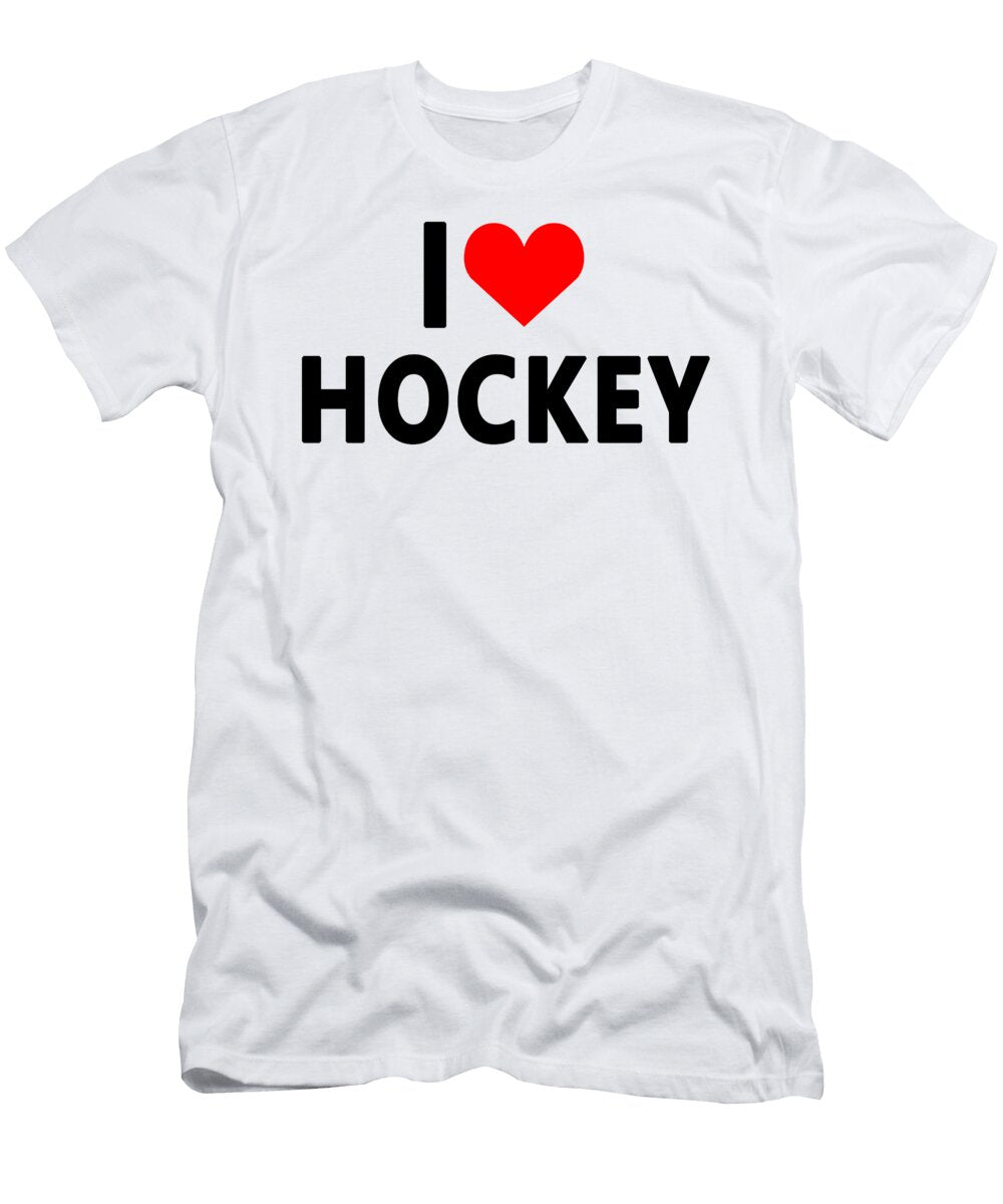 I Love Hockey Eq Designs T-Shirt