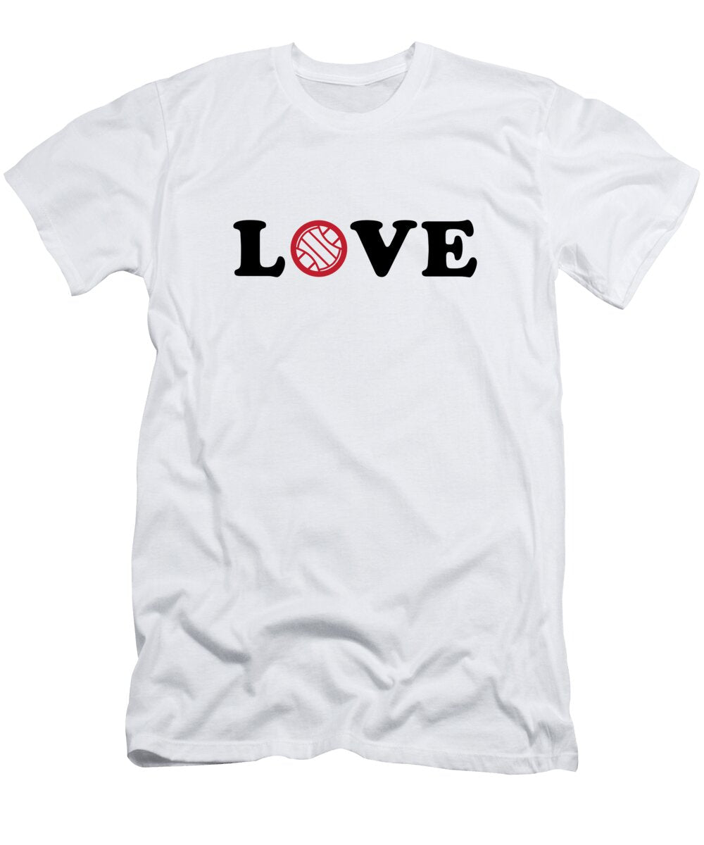 I Love Volleyball College Mascot Designs T-Shirt