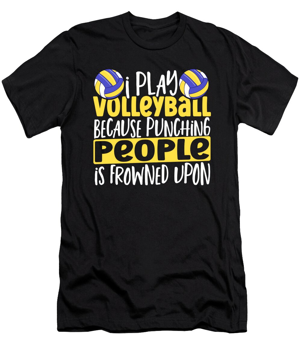 I Play Volleyball Volley Ball Player Alessandra Roth T-Shirt