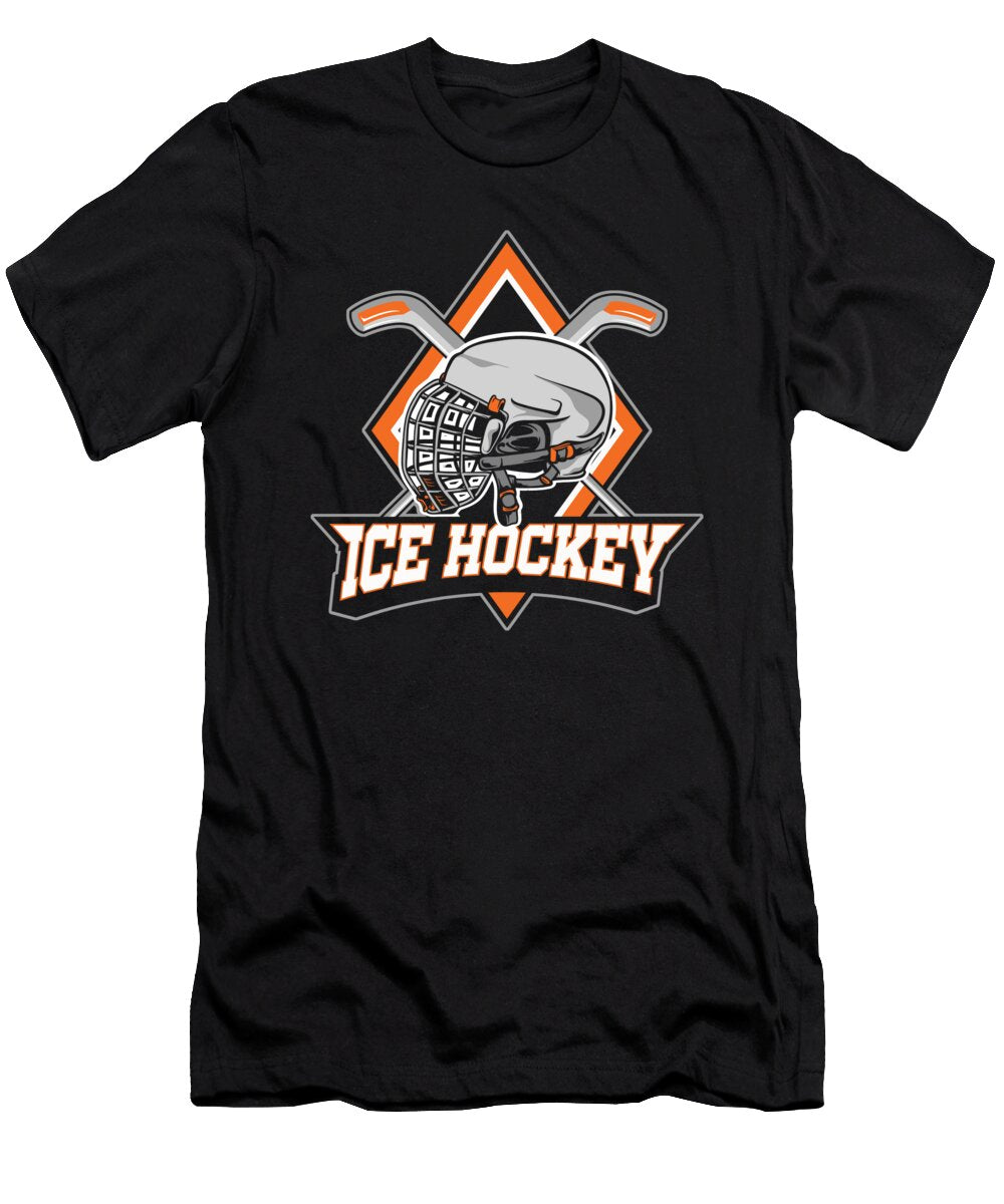Ice Hockey Badge Winter Sports Hockey Player Gift Thomas Larch T-Shirt