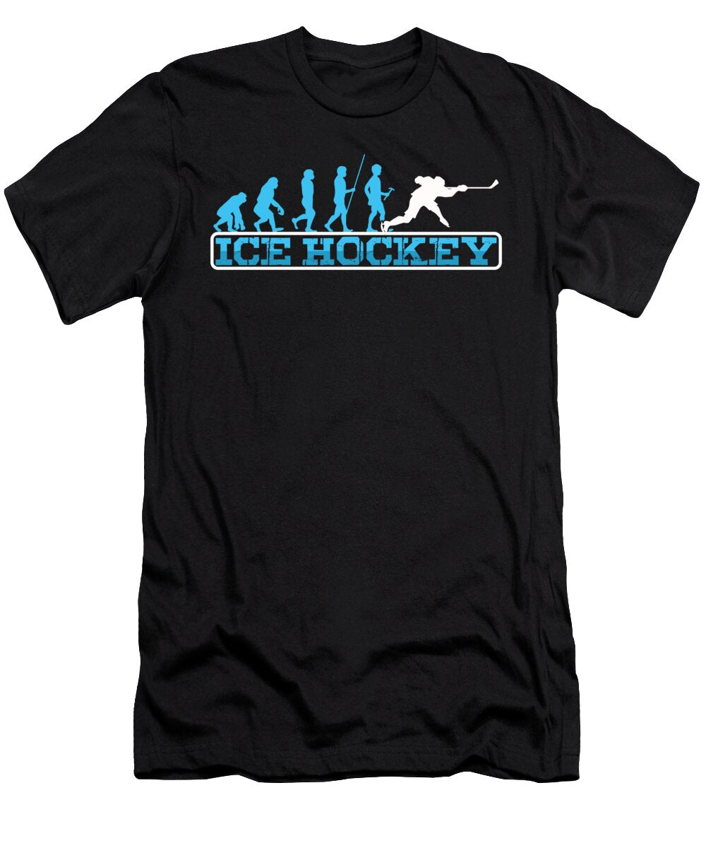 Ice Hockey Evolution Sports Ice Hockey Player Gift Thomas Larch T-Shirt