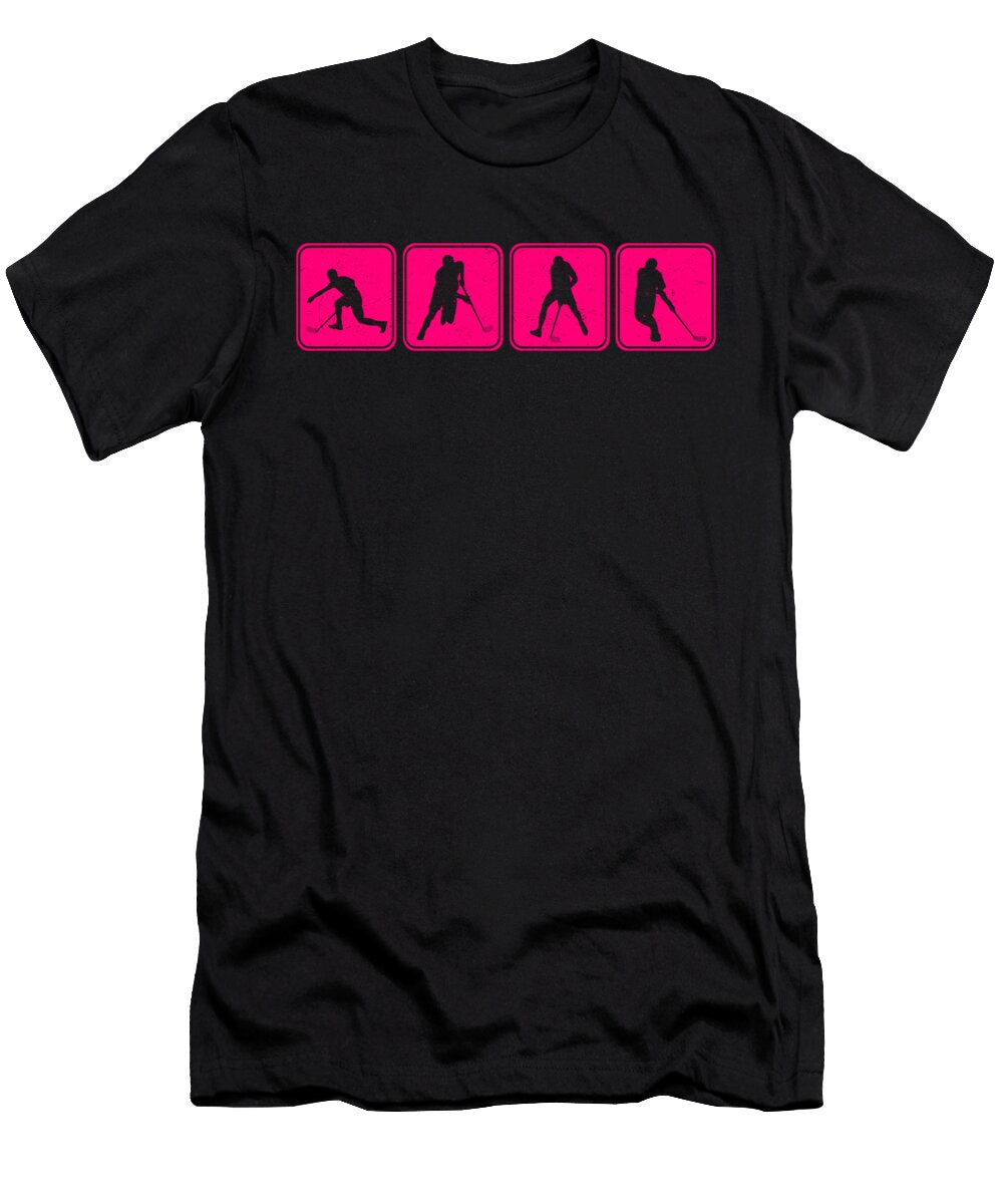 Ice Hockey Fan Gift Idea Hockey Players Kanig Designs T-Shirt
