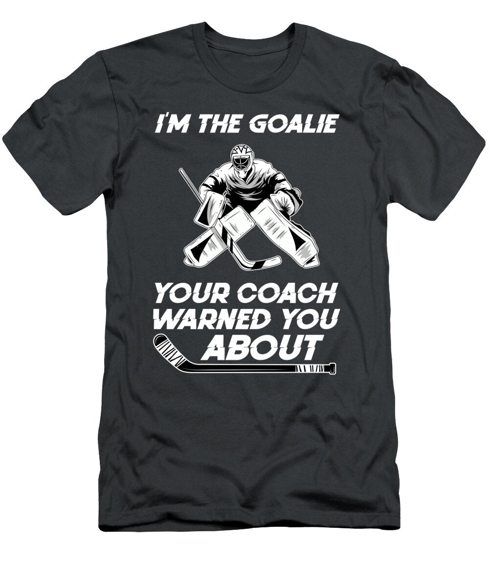 Ice Hockey Goalie for Men Women Kids Goalkeeper Keeper Goalkeeper Crazy Squirrel T-Shirt