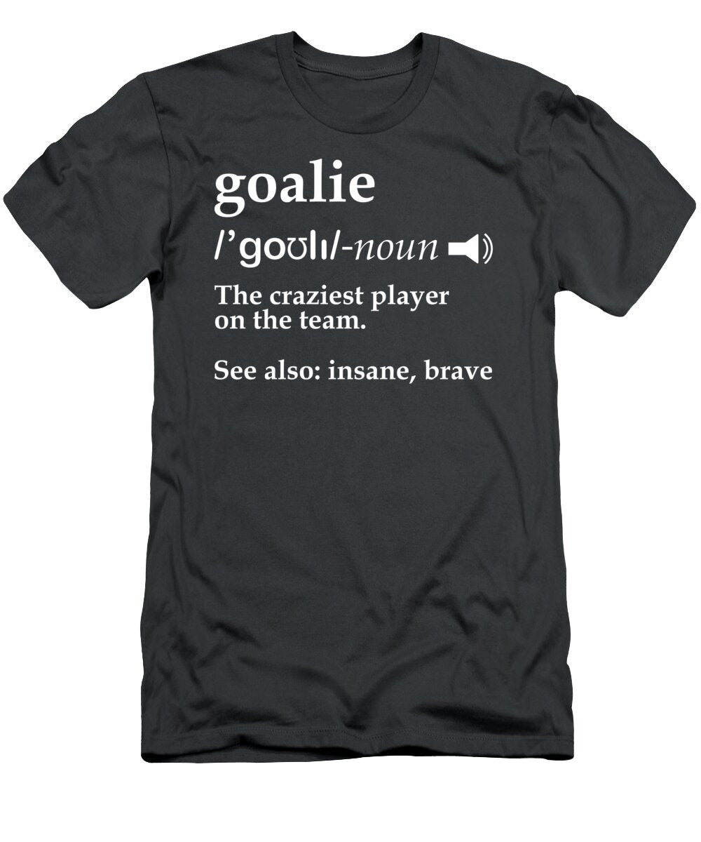 Ice Hockey Goalie for Men Women Kids Keeper Team Keeper Crazy Squirrel T-Shirt