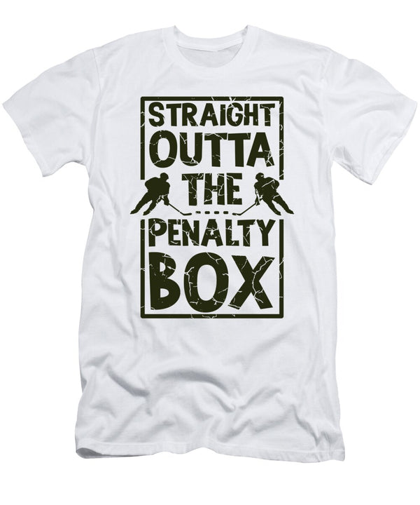 Ice Hockey Player Gift Straight Outta the Penalty Box Hockey Gift Kanig Designs T-Shirt