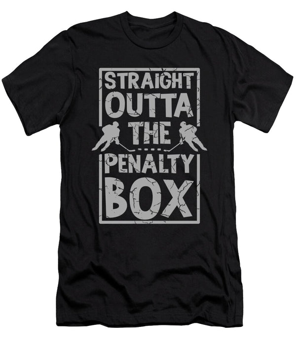 Ice Hockey Player Gift Straight Outta the Penalty Box Hockey Gifts Kanig Designs T-Shirt
