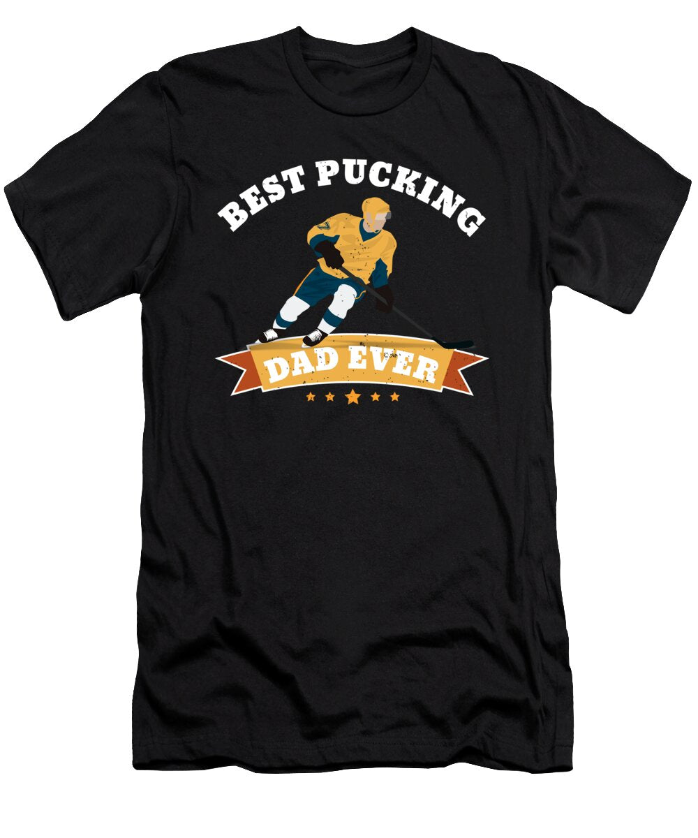Ice Hockey Player Sport Gift for Ice Hockey Dad Raphaelartdesign T-Shirt