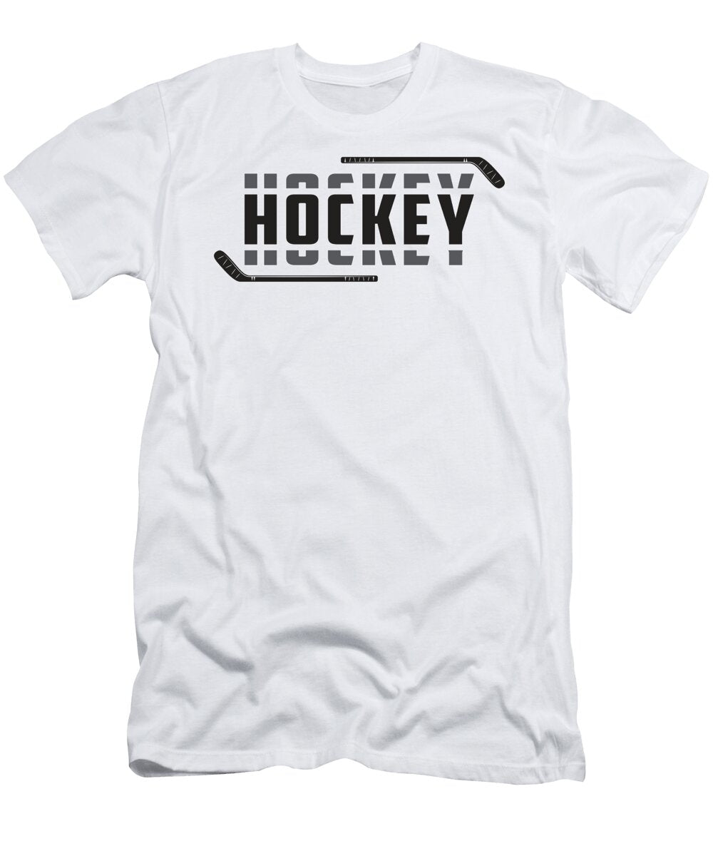 Ice Hockey Player Stick Puck Team Funny Gift Idea Tshirtconcepts Marvin Poppe T-Shirt