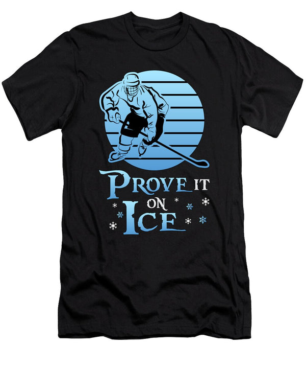 Ice Hockey Player Stick Sports Team Puck Gift Idea Tshirtconcepts Marvin Poppe T-Shirt
