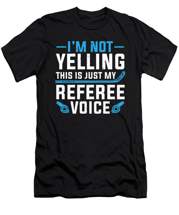 Ice Hockey Referee This Is Just My Referee Voice Colorfulsnow T-Shirt
