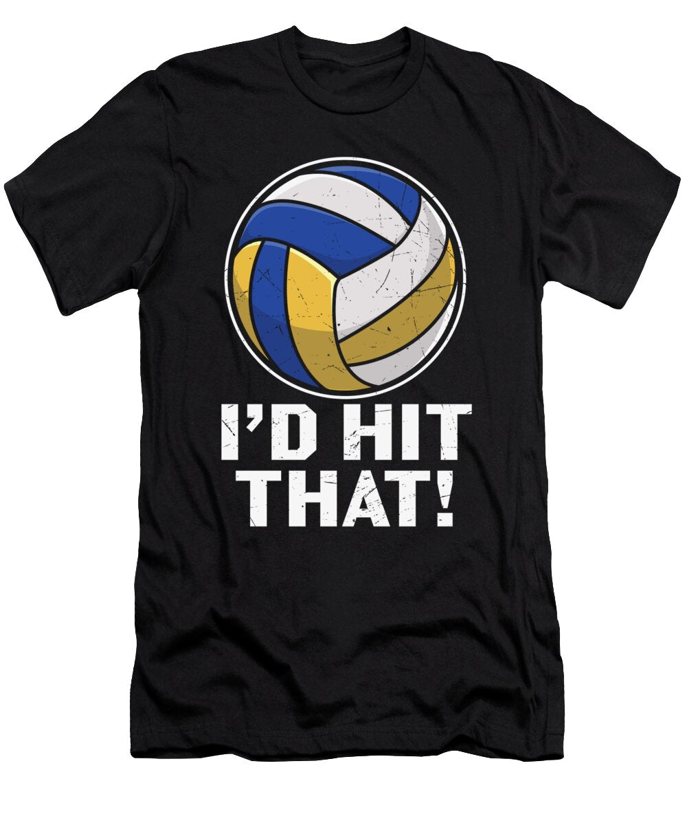 Id Hit That Volleyball Gifts Licensed Art T-Shirt