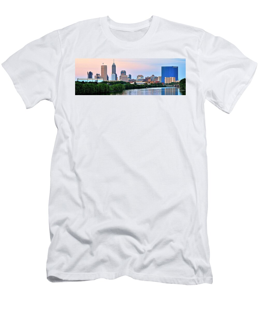 Indianapolis Wide Angle Frozen in Time Fine Art Photography T-Shirt