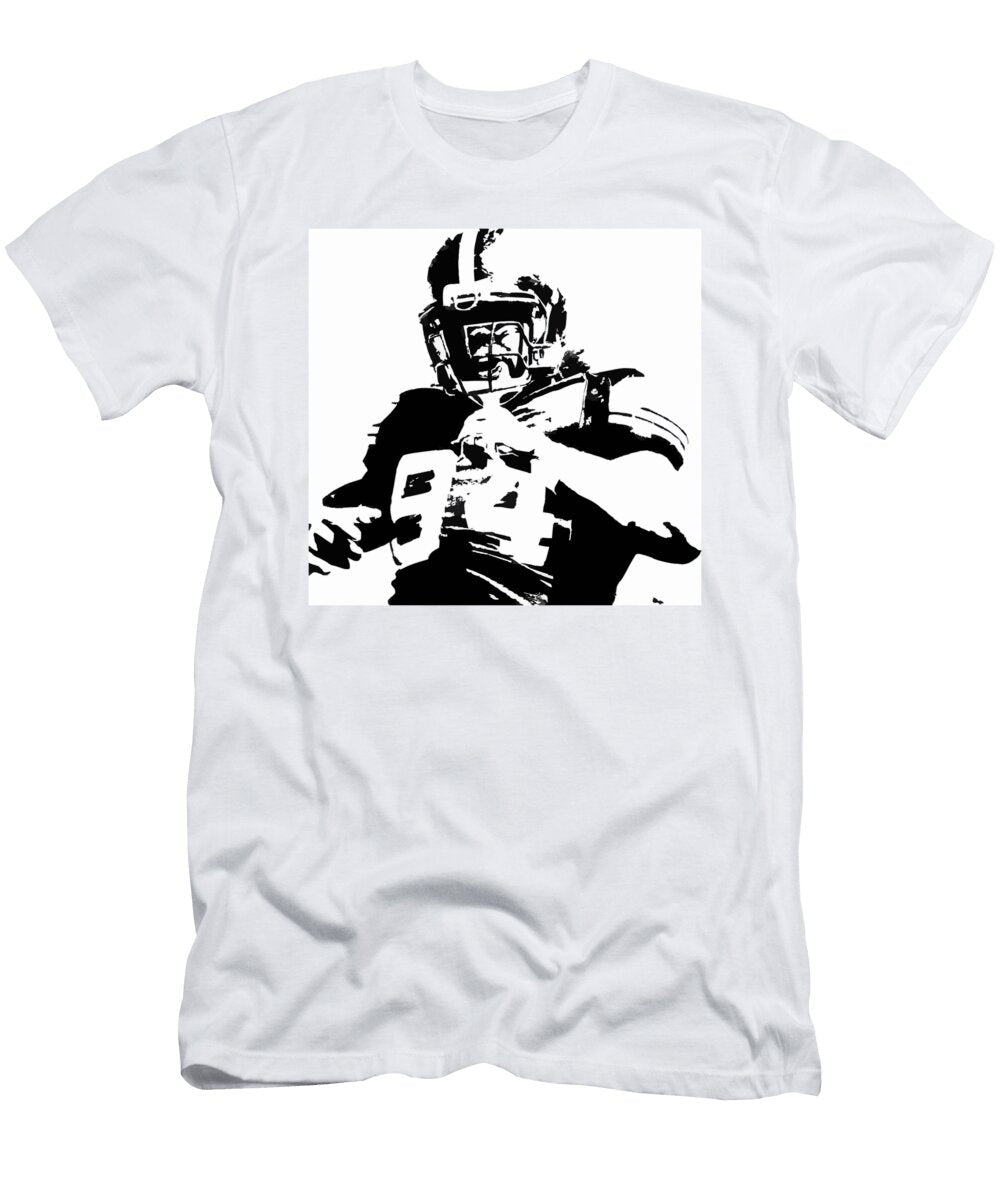 Inspiring Football Player Perseverance Xenon Art T-Shirt