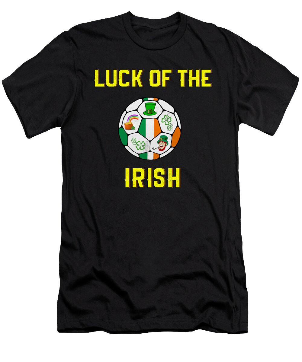Ireland Flag Soccer Ball Luck of the Irish Best Trendy Choices T-Shirt