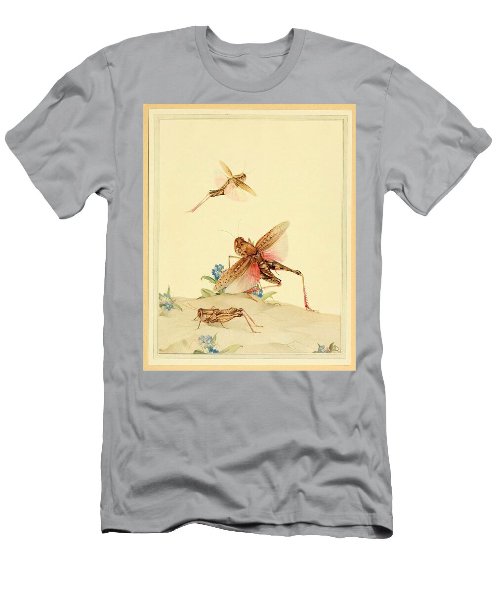 Italian Locusts Beautiful Nature Prints T-Shirt