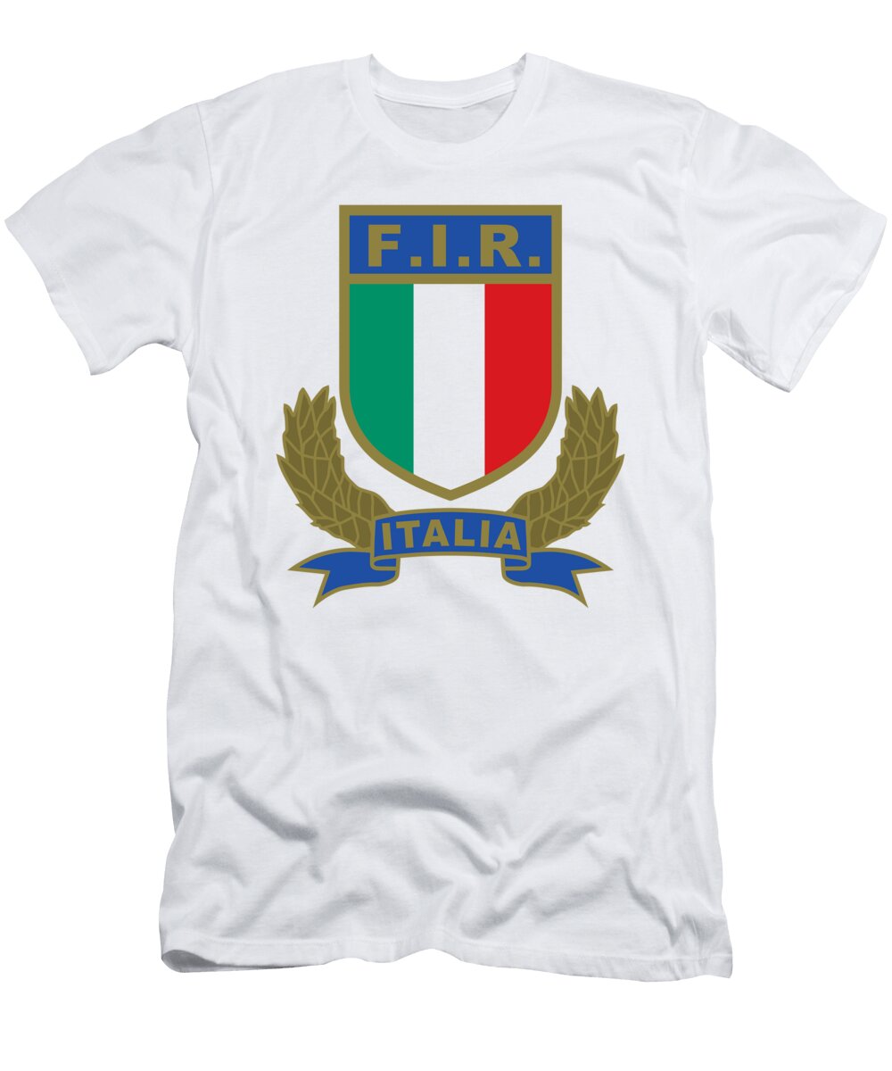 Italy Rugby Logo Lufia Tri T-Shirt