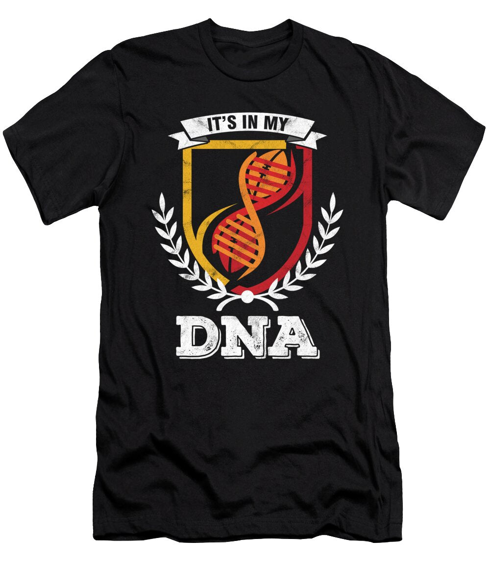 Its in My Dna Football Soccer Players Rugby Footballer Goalie Gift Thomas Larch T-Shirt