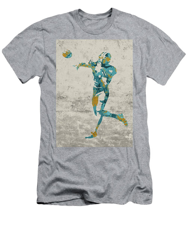 Jacksonville Jaguars Quarterback Football Player Paint Splatters Abstract Portrait Design Turnpike T-Shirt