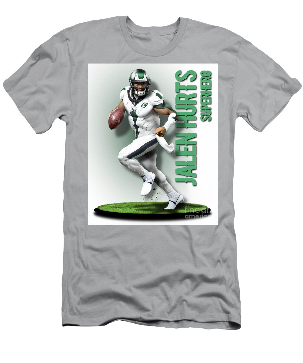 Jalen Hurts Superhero 1a Robert Williams T-Shirt