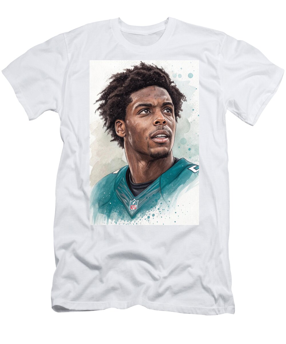 Jalen Ramsey Football Player Portrait Carlos V T-Shirt