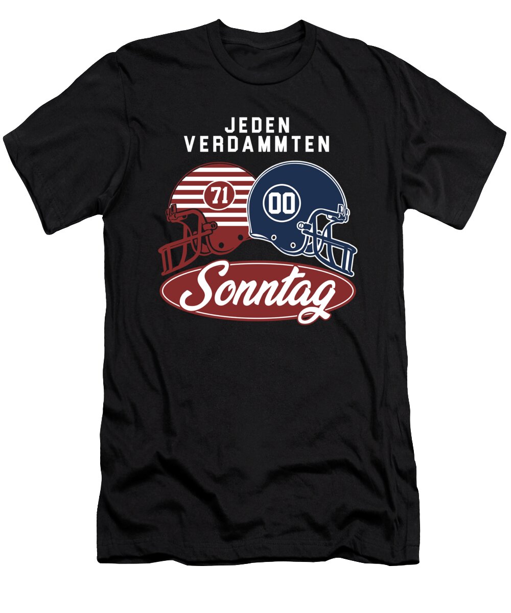 Jeden Sonntag Rugby American Football Gift Thomas Larch T-Shirt