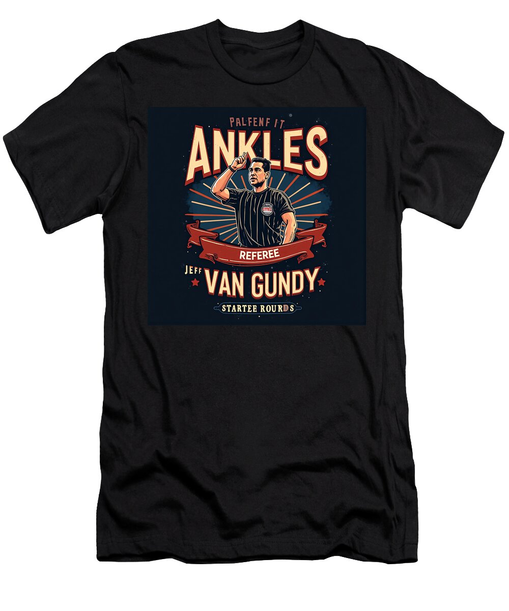 Jeff Van Gundy Referee Design Damien Vienna T-Shirt