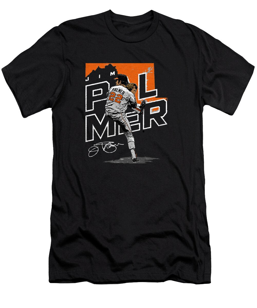 Jim Palmer Player Map Kelvin Kent T-Shirt