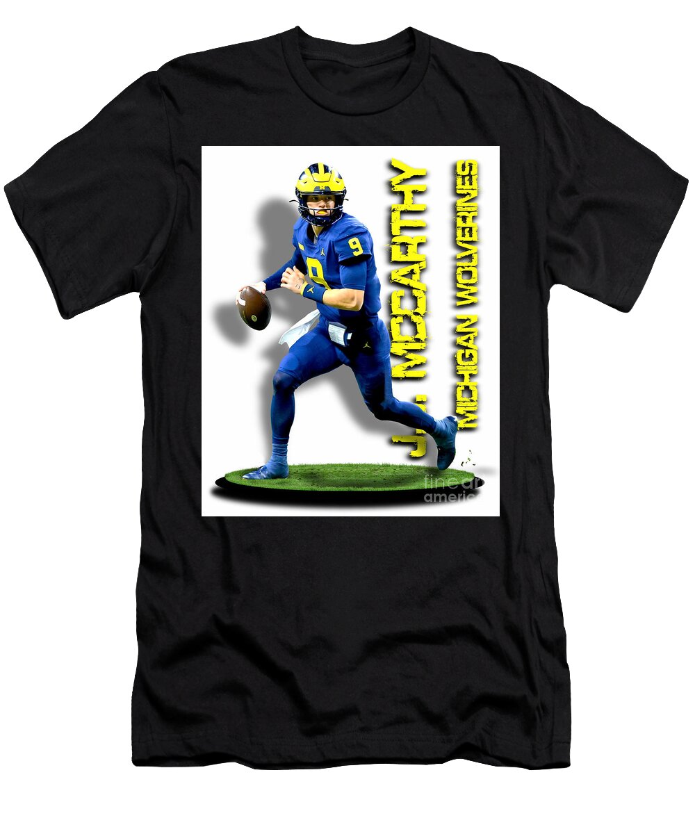 Jj Mccarthy Michigan 1 Robert Williams T-Shirt