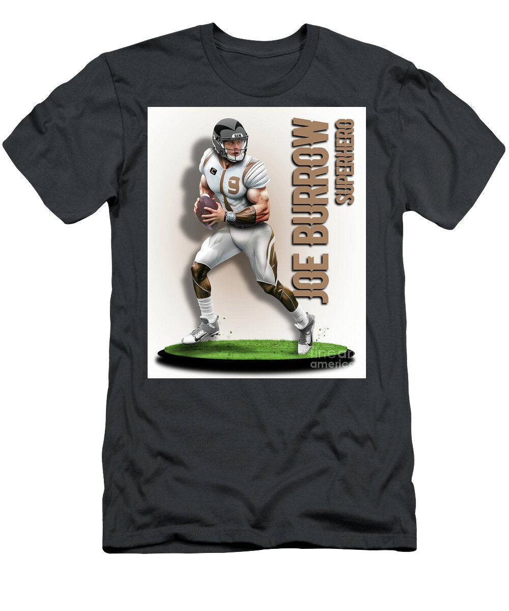 Joe Burrow Superhero 1 Robert Williams T-Shirt