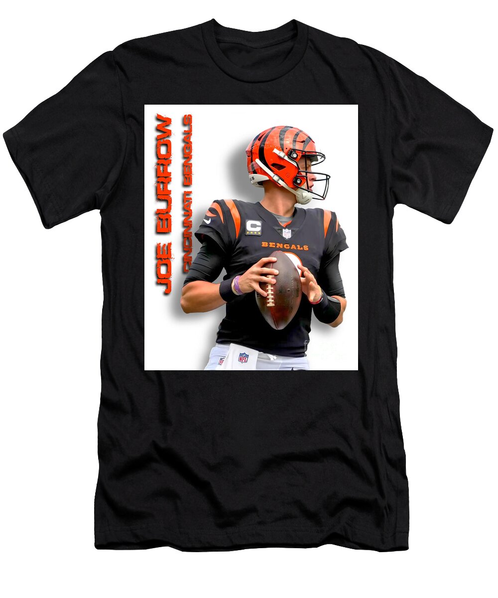 Joe Burrow Up Close 0 Robert Williams T-Shirt