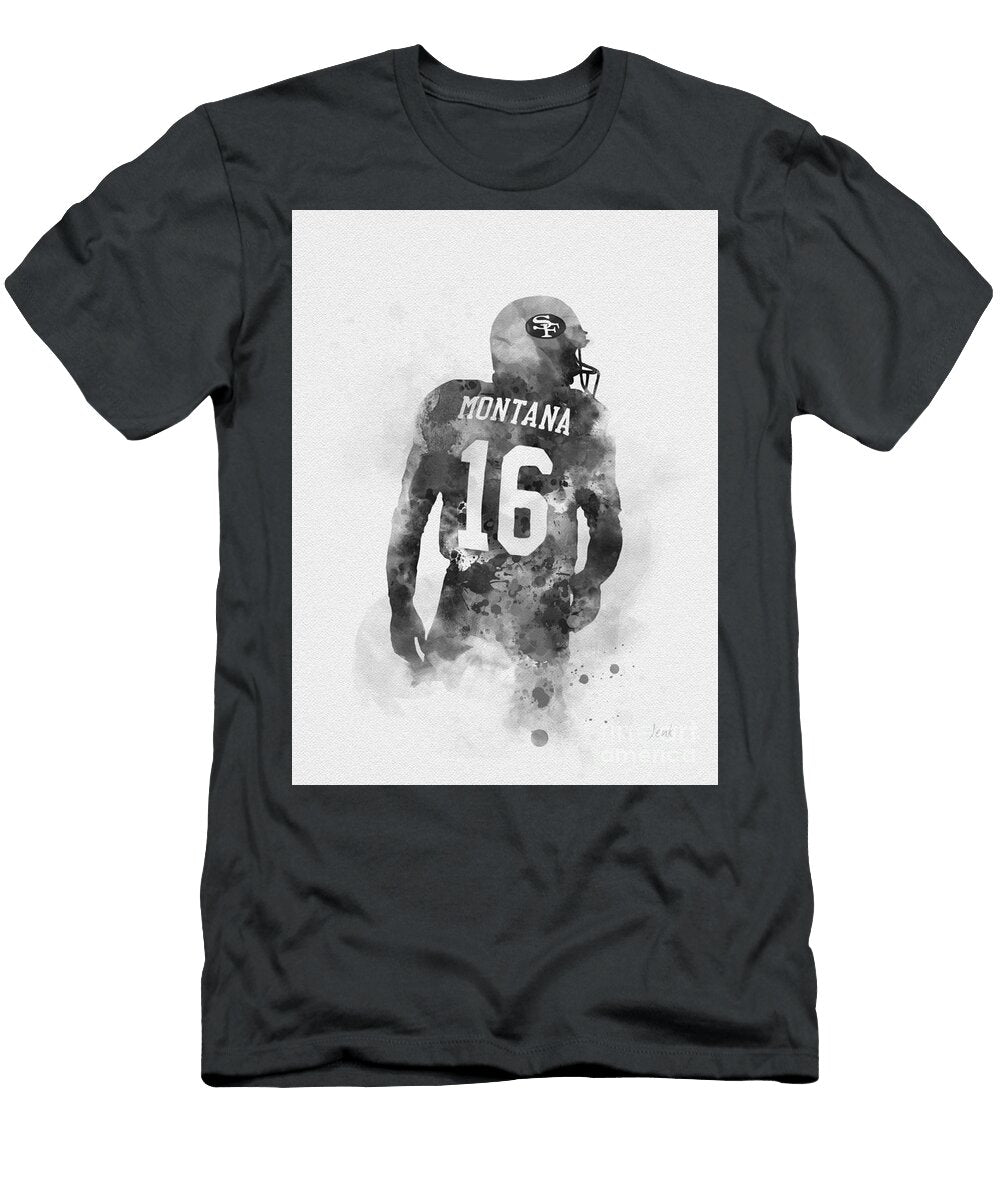 Joe Montana Black and White New Inspiration T-Shirt