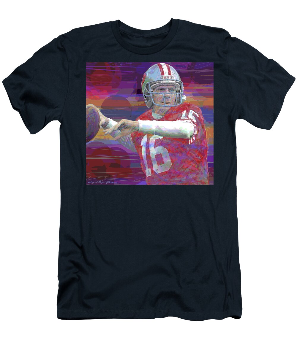 Joe Montana Super Bowl David Lloyd Glover T-Shirt