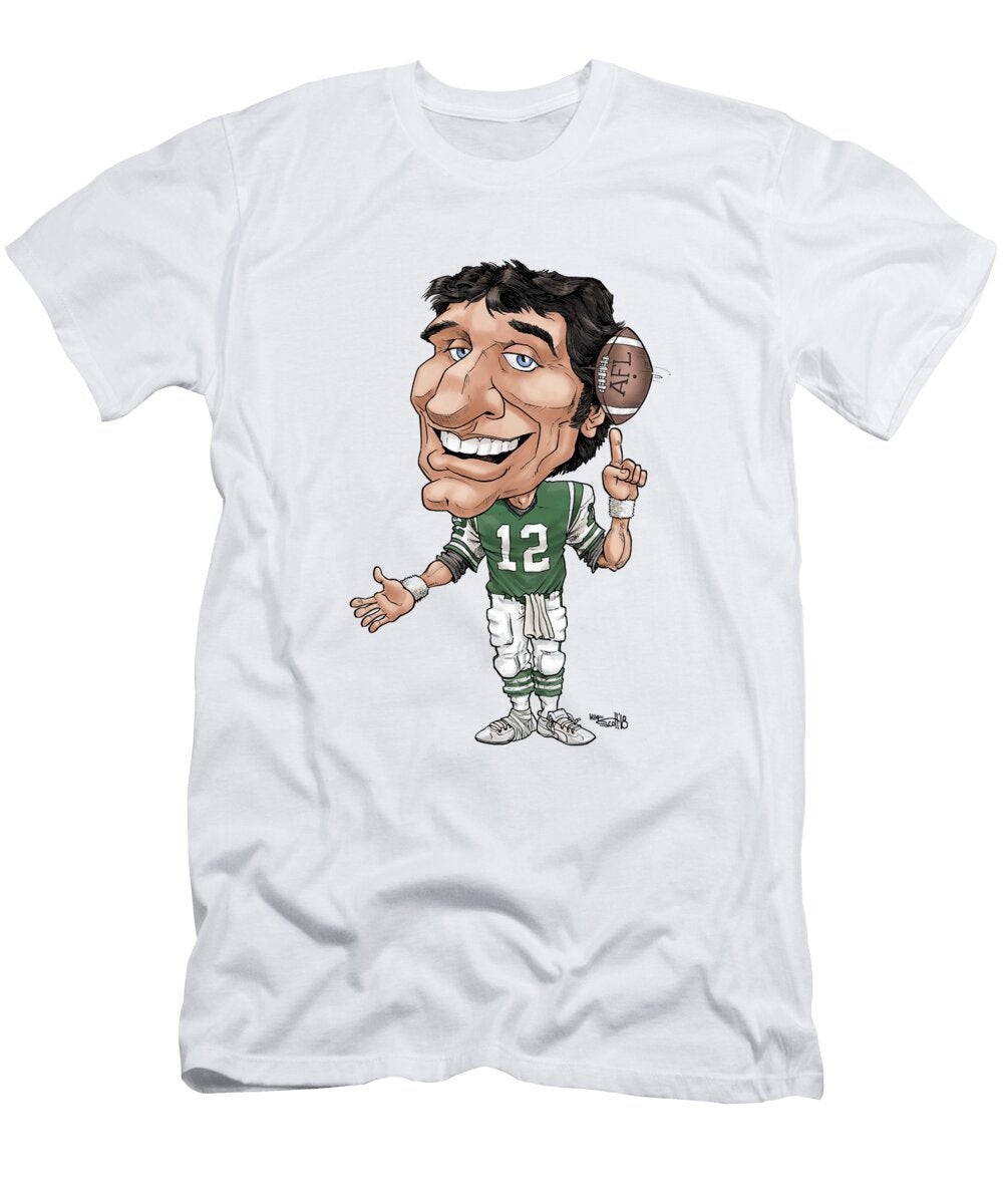 Joe Namath in Color Mike Scott T-Shirt