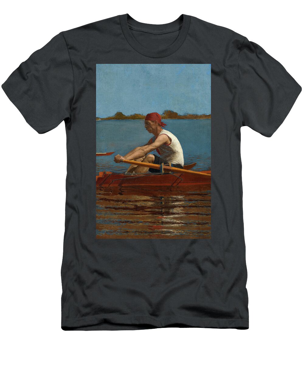 John Biglin in a Single Scull 1874 Thomas Eakins T-Shirt