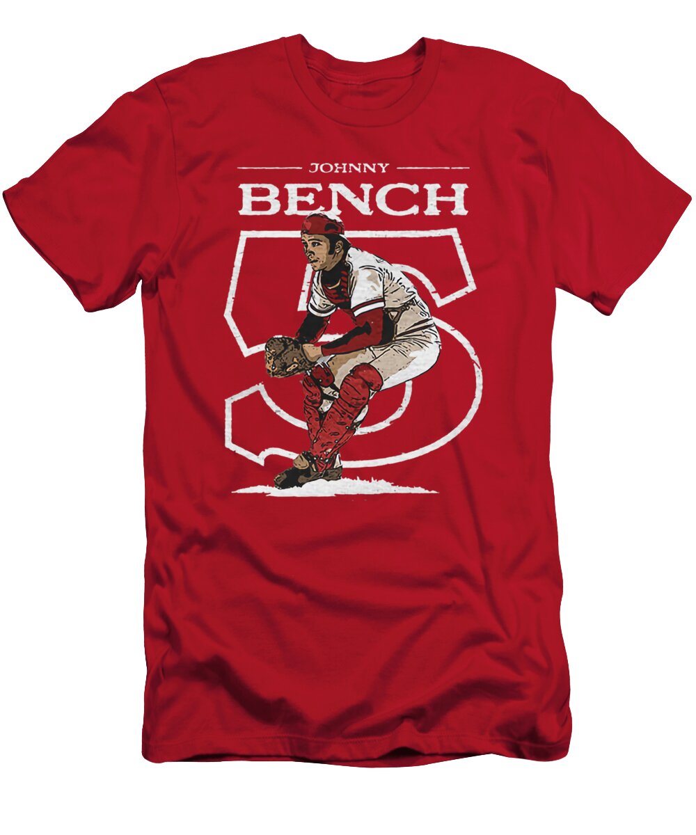Johnny Bench Outline Kelvin Kent T-Shirt