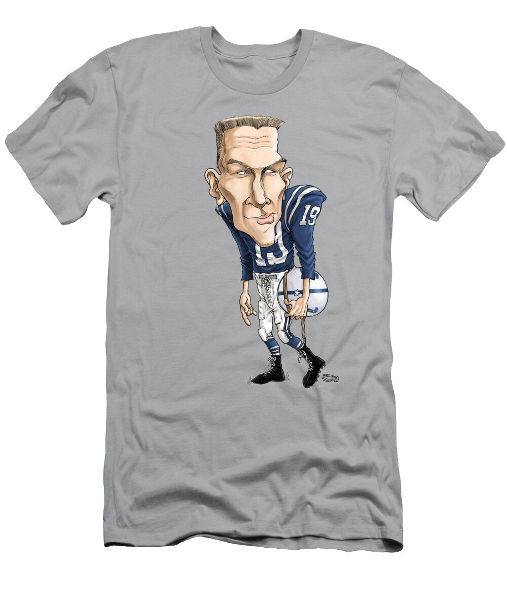 Johnny Unitas in Color Mike Scott T-Shirt