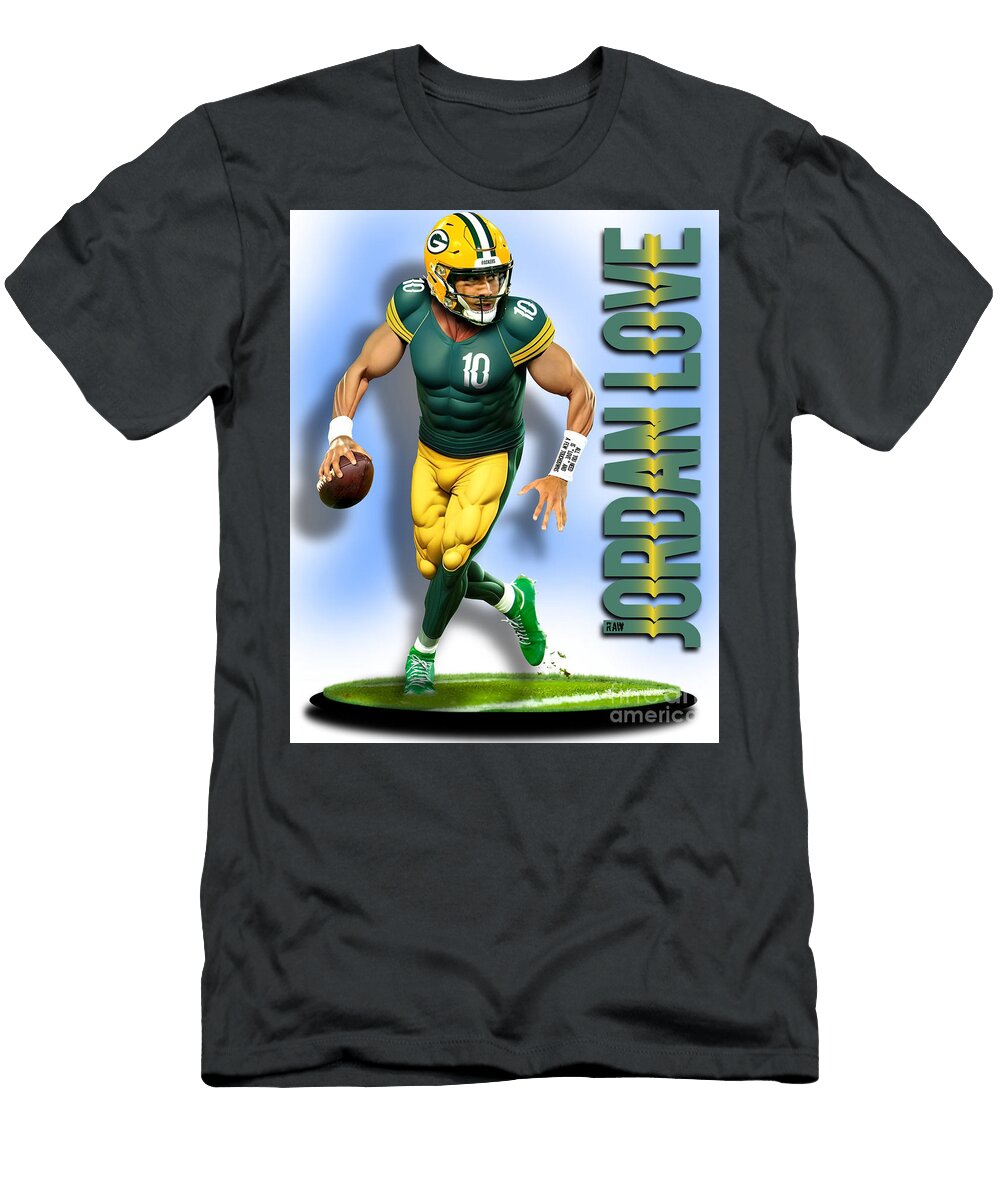 Jordan Love Green Bay Packers 1 Robert Williams T-Shirt