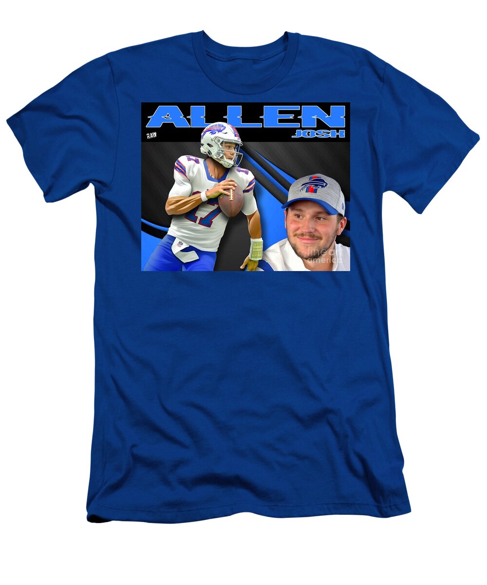 Josh Allen Buffalo Bills Retro 1 Robert Williams T-Shirt