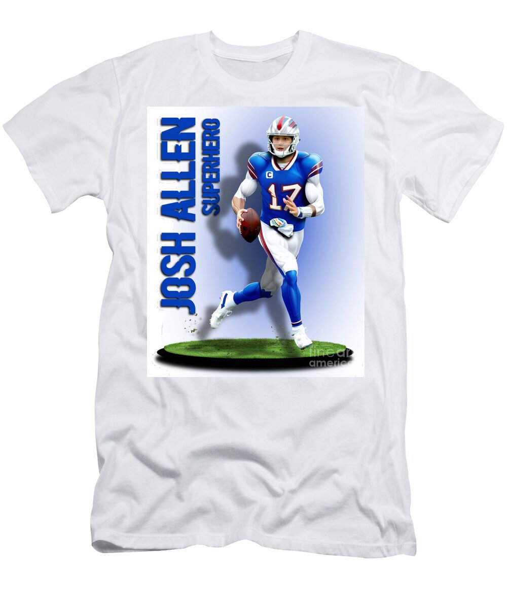 Josh Allen Superhero 1 Robert Williams T-Shirt
