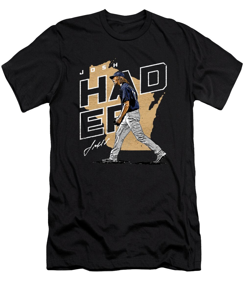 Josh Hader Player Map Kelvin Kent T-Shirt