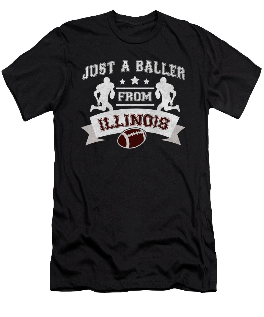 Just a Baller From Illinois Football Player Jacob Zelazny T-Shirt
