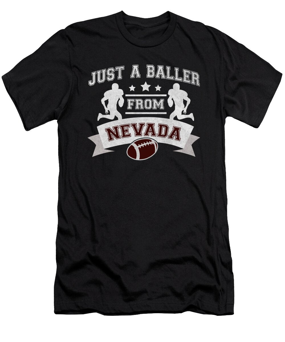 Just a Baller From Nevada Football Player Jacob Zelazny T-Shirt