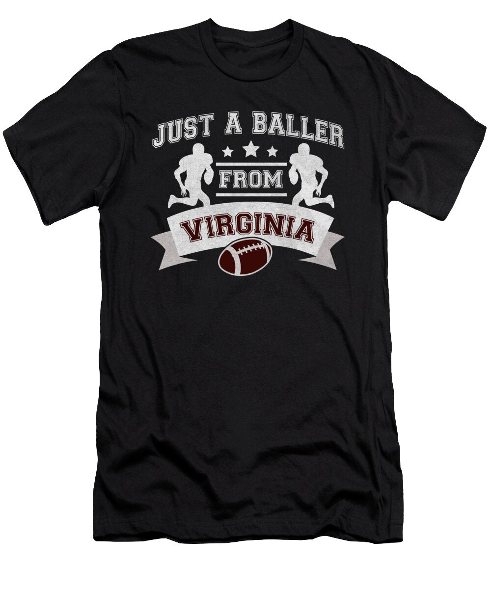 Just a Baller From Virginia Football Player Jacob Zelazny T-Shirt