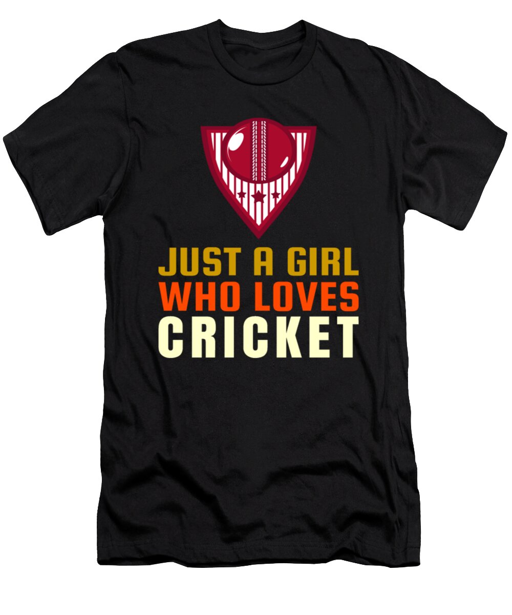 Just a Girl Who Loves Cricket Tinh Tran Le Thanh T-Shirt