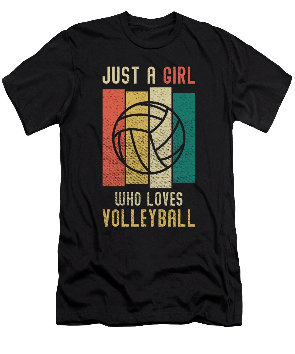Just a Girl Who Loves Volleyball Manuel Schmucker T-Shirt